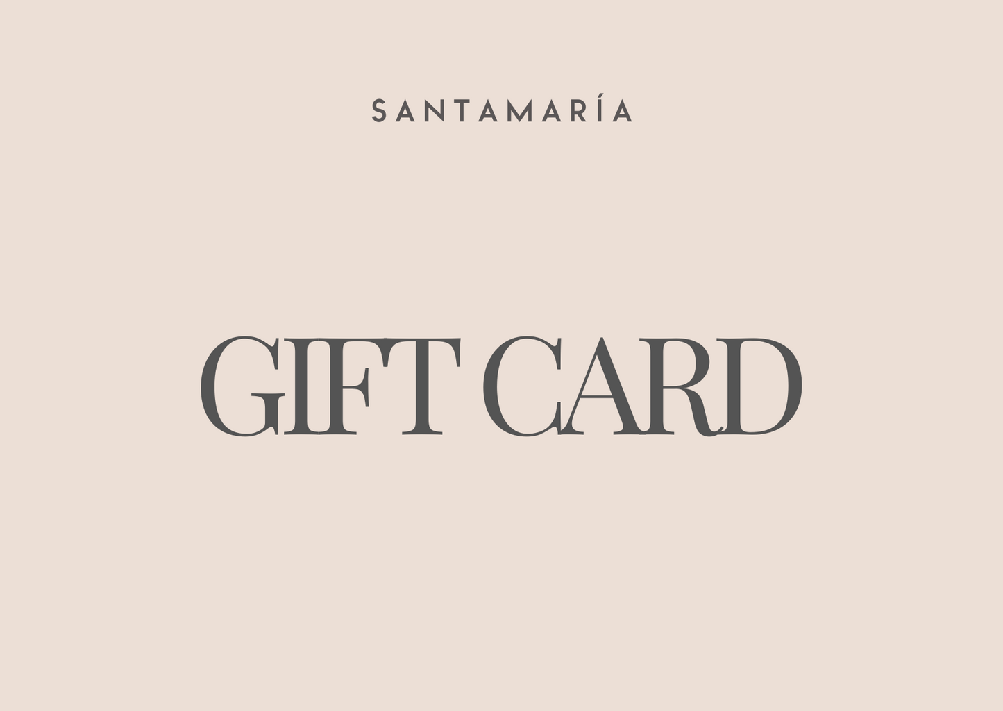 Tarjeta de Regalo