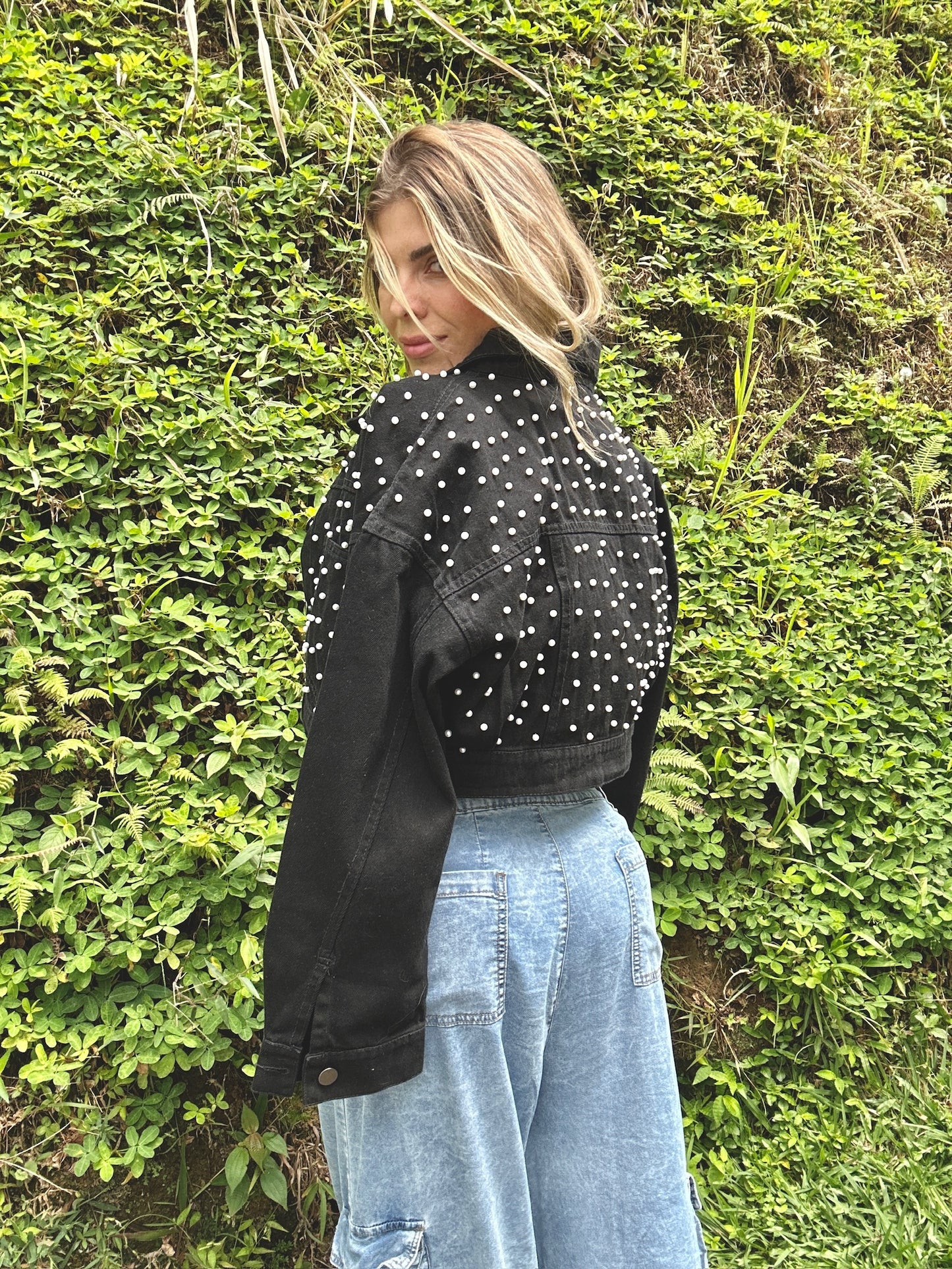 CHAQUETA FULL PERLAS CORTA KIOTO